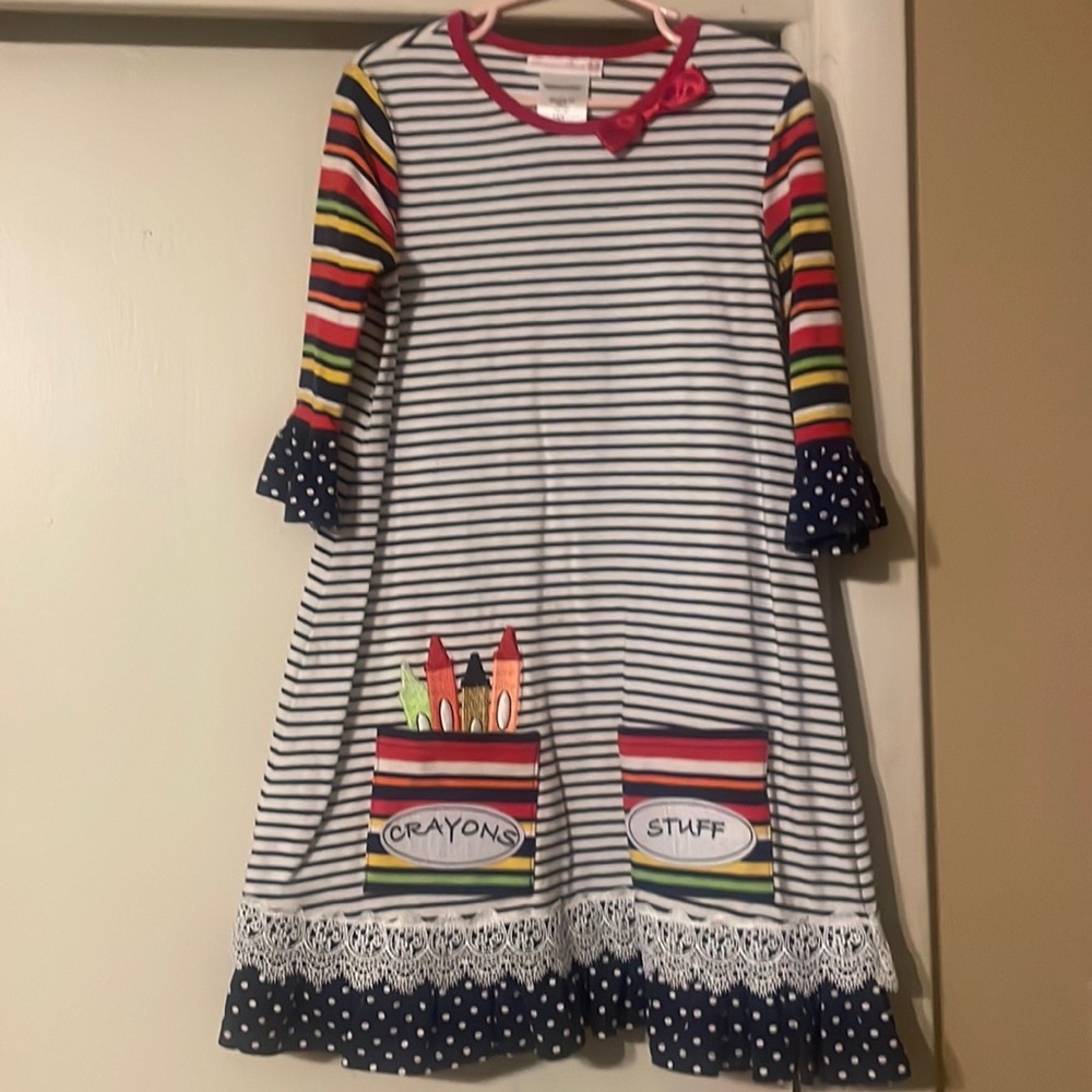 Girls crayon dress